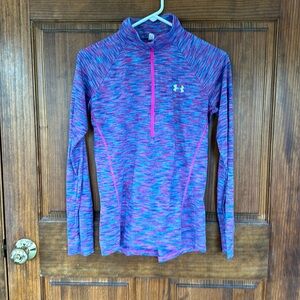 UA size small 1/4 zip running shirt